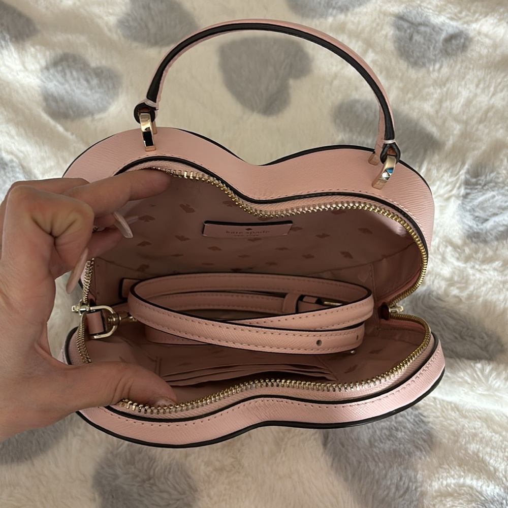 kate spade ハート型バッグ ピンク kate spade ハート型バッグ ピンク Kate Spade Pink Heart Bag - Gem